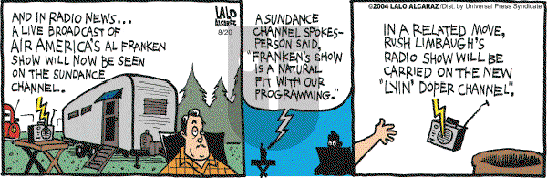 La Cucaracha on Friday August 20, 2004 Comic Strip