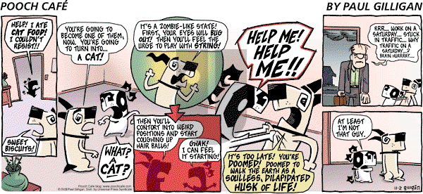 Pooch Cafe on Monday December 1, 2008 Comic Strip