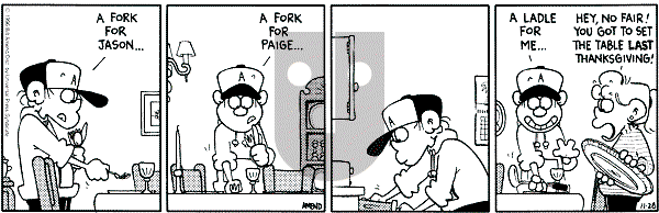 FoxTrot on Thursday March 27, 1997 Comic Strip