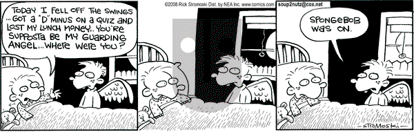 Soup to Nutz - Old on Tuesday April 1, 2008 Comic Strip