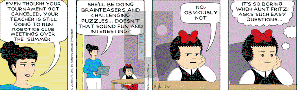Nancy on Monday June 1, 2020 Comic Strip