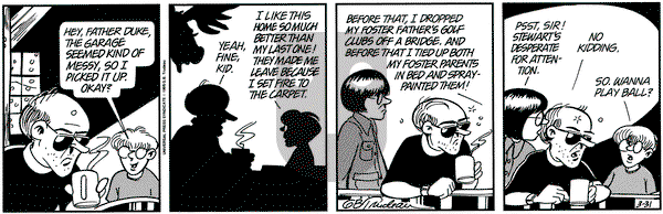 Doonesbury on Friday March 31, 1995 Comic Strip