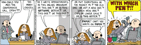 Cathy Classics - Friday January 10, 2003 Comic Strip