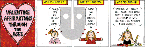 Cathy Classics - Monday February 10, 2003 Comic Strip