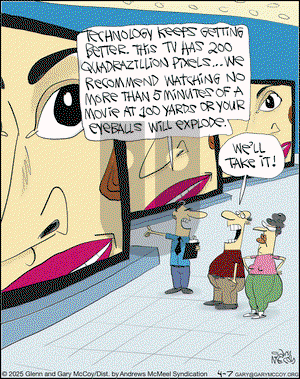 The Flying McCoys on Monday April 7, 2025 Comic Strip