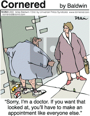 Cornered - Thursday October 25, 2001 Comic Strip