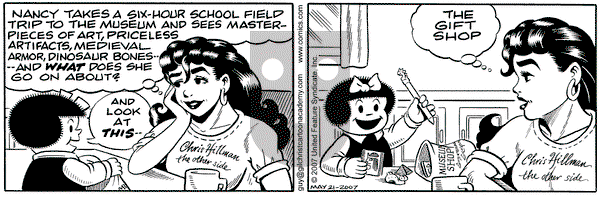 Nancy on Monday May 21, 2007 Comic Strip