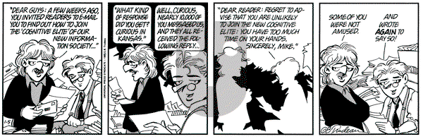 Doonesbury on Thursday January 5, 1995 Comic Strip