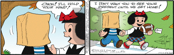 Nancy on Monday October 23, 2017 Comic Strip
