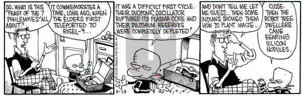 Monty on Tuesday November 23, 2004 Comic Strip