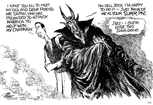 Pat Oliphant on Thursday February 23, 2012 Comic Strip