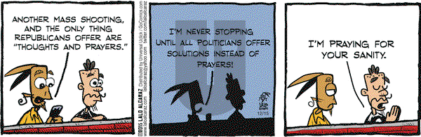 La Cucaracha - Tuesday December 15, 2015 Comic Strip
