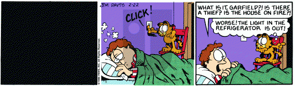 Garfield on Monday February 22, 1988 Comic Strip