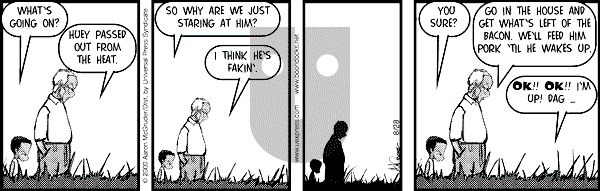 The Boondocks on Monday March 31, 2008 Comic Strip