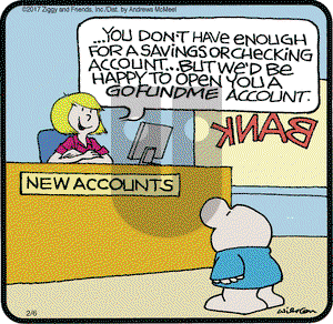Ziggy on Monday February 6, 2017 Comic Strip