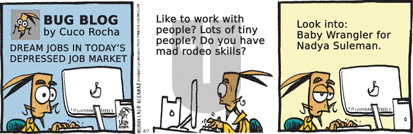 La Cucaracha on Tuesday April 7, 2009 Comic Strip