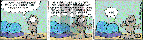 Garfield on Wednesday June 8, 2011 Comic Strip