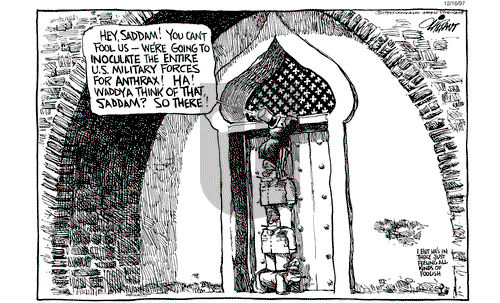 Pat Oliphant on Tuesday December 16, 1997 Comic Strip