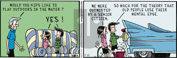 Grand Avenue on Monday July 22, 2019 Comic Strip