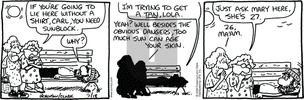 Lola on Sunday October 1, 2006 Comic Strip