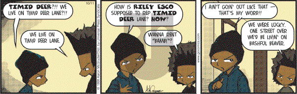 The Boondocks on Wednesday October 11, 2006 Comic Strip