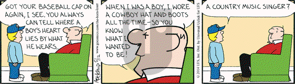 The Born Loser on Monday May 12, 2014 Comic Strip