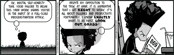The Boondocks on Thursday February 20, 2014 Comic Strip