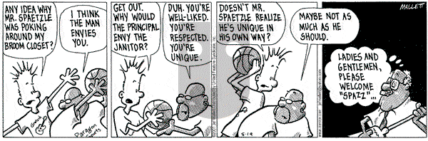 Frazz on Saturday May 19, 2001 Comic Strip