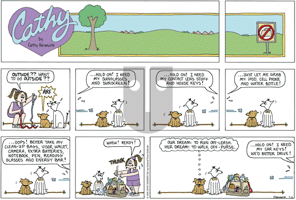 Cathy Classics - Sunday July 2, 2006 Comic Strip