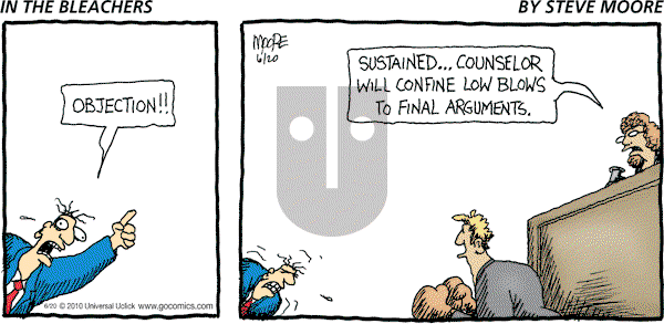 In the Bleachers - Sunday June 20, 2010 Comic Strip
