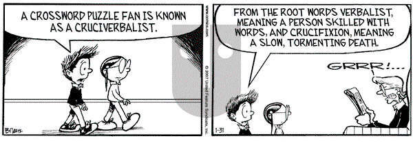 Grand Avenue on Wednesday January 31, 2007 Comic Strip