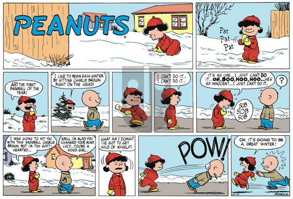 Peanuts Begins - Friday December 9, 2022 Comic Strip