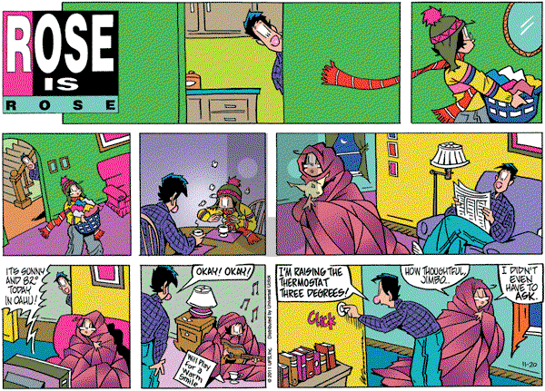 Rose is Rose on Sunday November 20, 2011 Comic Strip