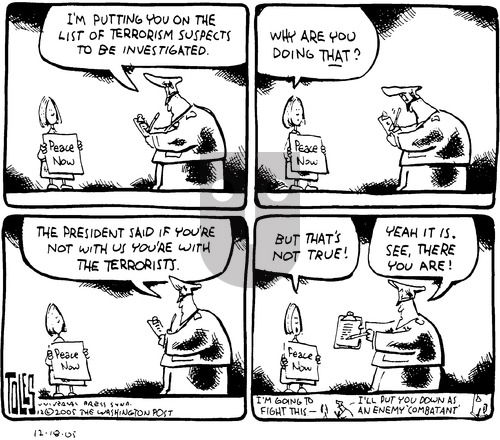 Tom Toles on Sunday December 18, 2005 Comic Strip