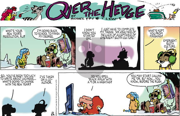 Over the Hedge on Sunday December 29, 2013 Comic Strip