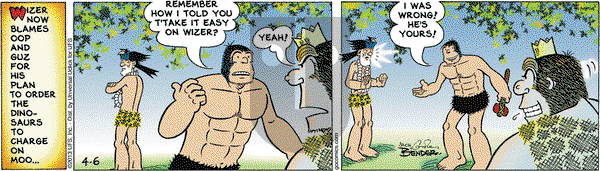 Alley Oop on Saturday April 6, 2013 Comic Strip