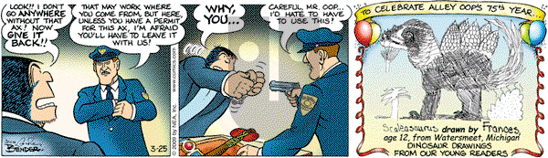 Alley Oop on Wednesday March 25, 2009 Comic Strip