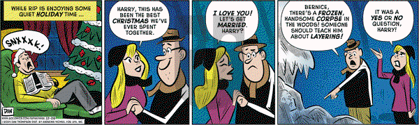 Rip Haywire on Thursday December 26, 2024 Comic Strip