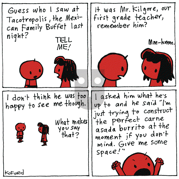 Haircut Practice - Thursday April 16, 2020 Comic Strip