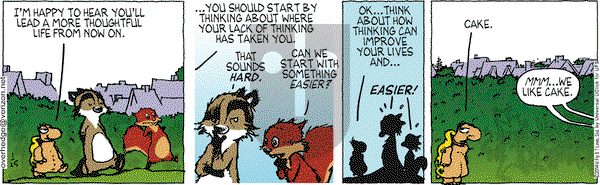 Over the Hedge on Saturday January 25, 2014 Comic Strip