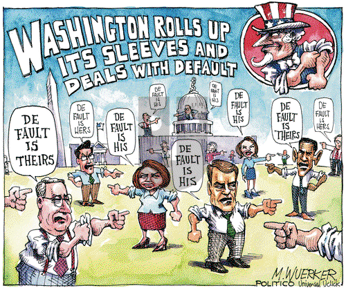 Matt Wuerker - Wednesday July 27, 2011 Comic Strip