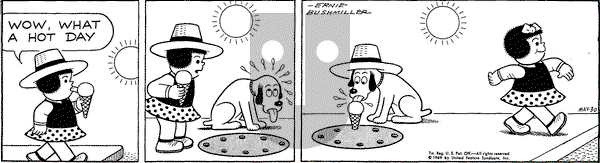 Nancy on Friday May 30, 1969 Comic Strip