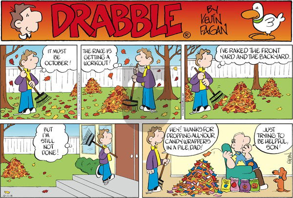 Drabble on Sunday October 11, 2015 Comic Strip