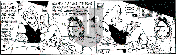 Luann on Thursday January 5, 1995 Comic Strip
