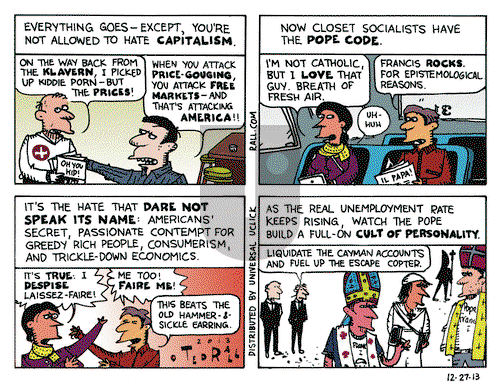 Ted Rall on Friday December 27, 2013 Comic Strip