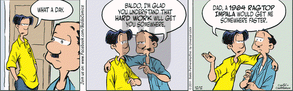 Baldo - Monday December 12, 2011 Comic Strip
