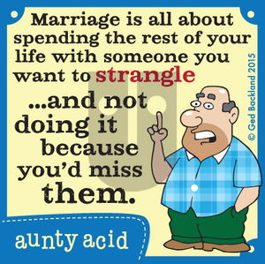 Aunty Acid on Thursday May 7, 2015 Comic Strip