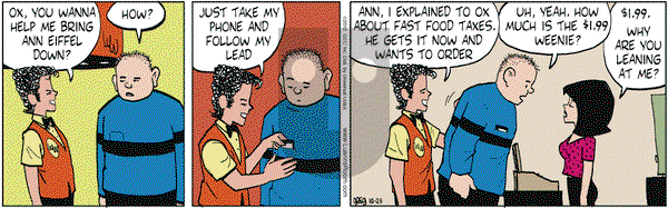 Luann on Thursday October 25, 2012 Comic Strip