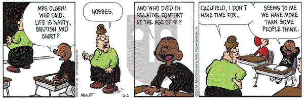 Frazz on Thursday December 2, 2004 Comic Strip