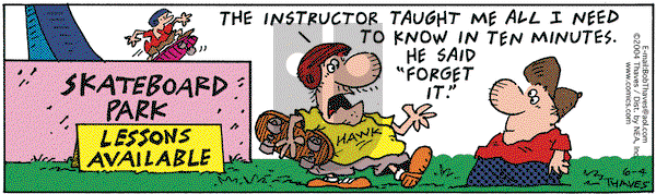 Frank and Ernest - Friday June 4, 2004 Comic Strip